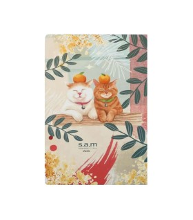 دفتر شومیز فانتزی 100 برگ سم- طرح گربه ملوس