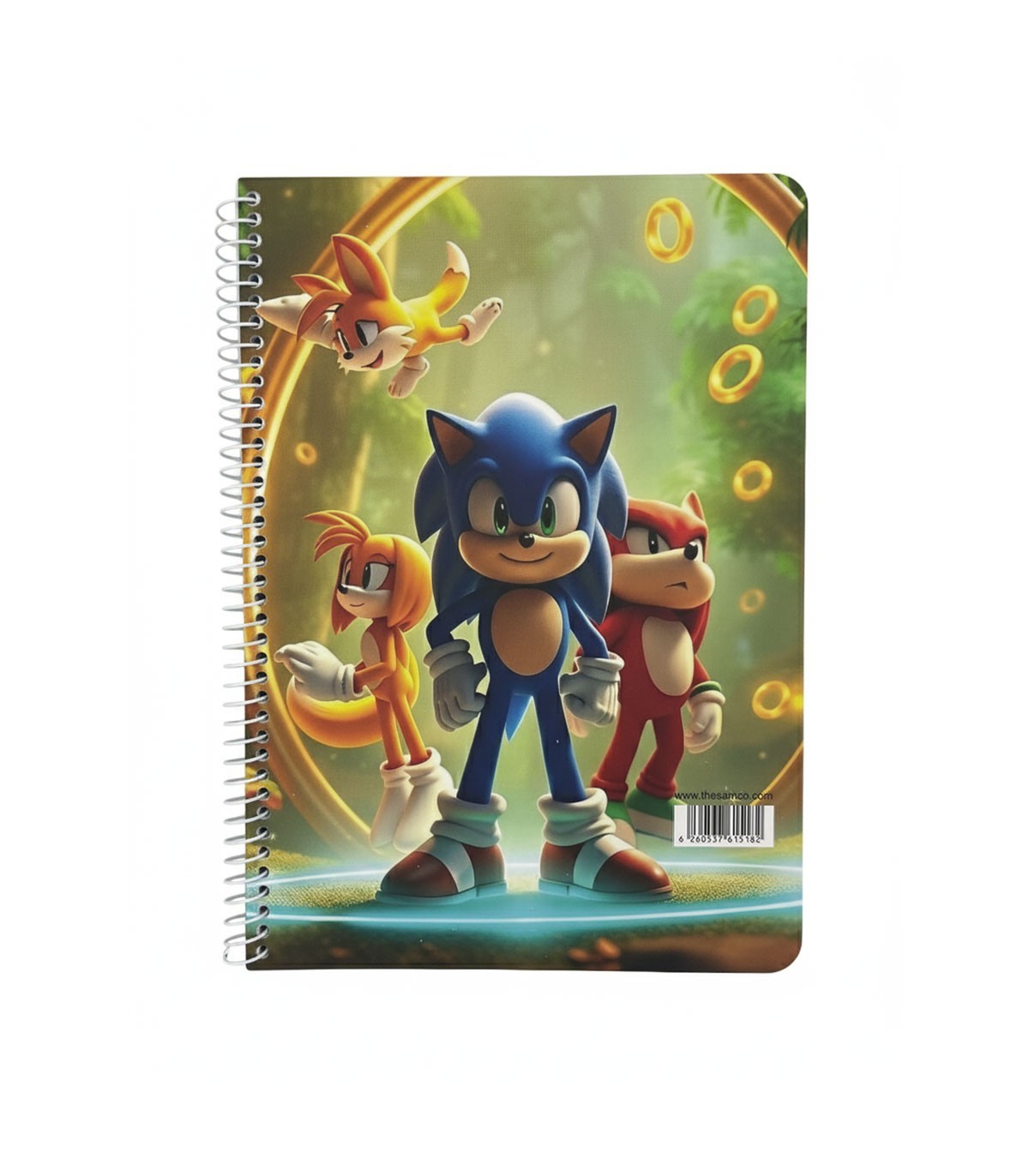 دفترسیمی وزیری فانتزی 80 برگ سم- طرح Sonic