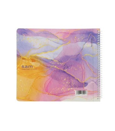 دفتر خشتی 200 برگ سم طرح آبرنگ