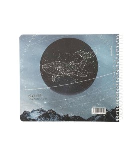 دفتر خشتی 200 برگ سم طرح وال