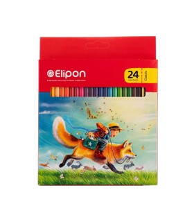 مداد رنگی 24 رنگ الیپون - کد 8125110