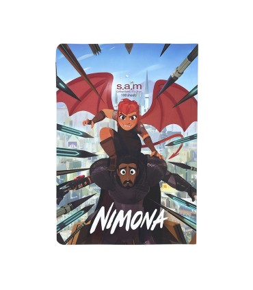 دفتر شومیز فانتزی 100 برگ سم- طرح Nimona