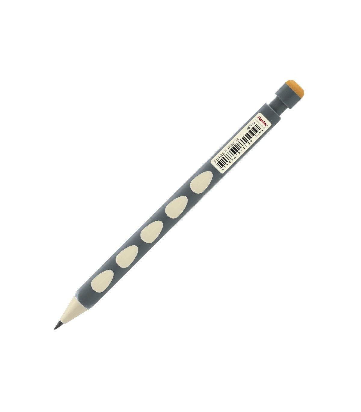 مداد مکانیکی پنتر 2 میلیمتر مدل Finger Pinch - رنگ طوسی