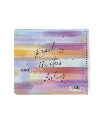 دفتر خشتی 200 برگ سم طرح ستاره