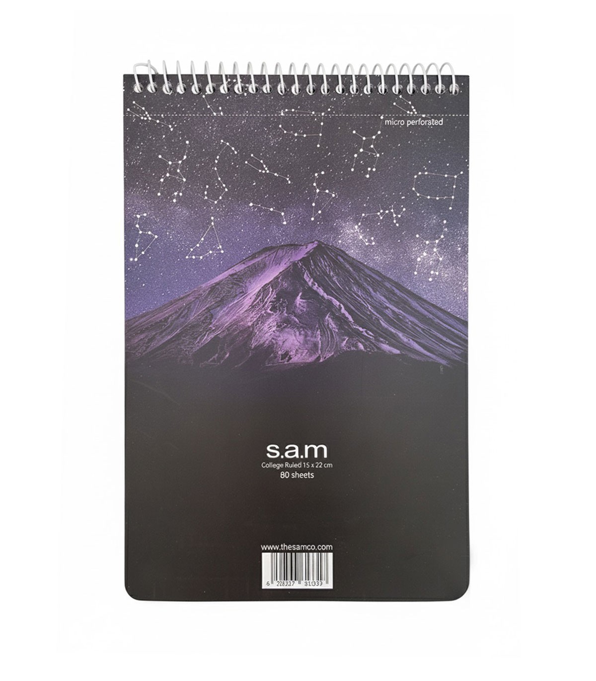 دفتر یادداشت سم با پرفراژ 22×15 سیم از 15 طرح کوه