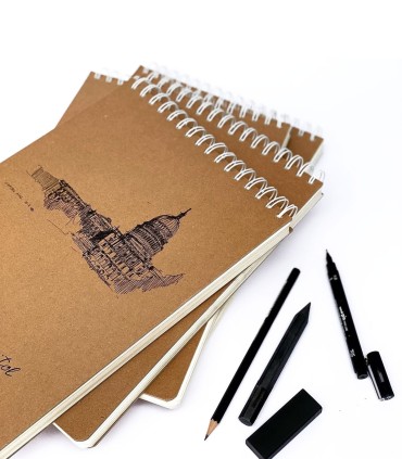 دفتر اسکیس A4 پیل