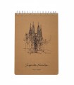 دفتر اسکیس A4 پیل - طرح Sagrada Familia