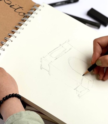 دفتر اسکیس A4 پیل