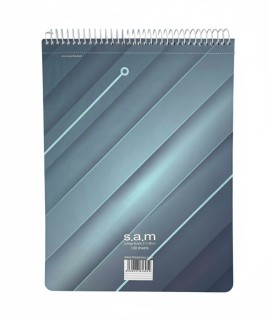 دفتر رحلی خط دار با پرفراژ 100 برگ سم - طرح 201