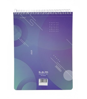 دفتر رحلی خط دار با پرفراژ 100 برگ سم - طرح 202