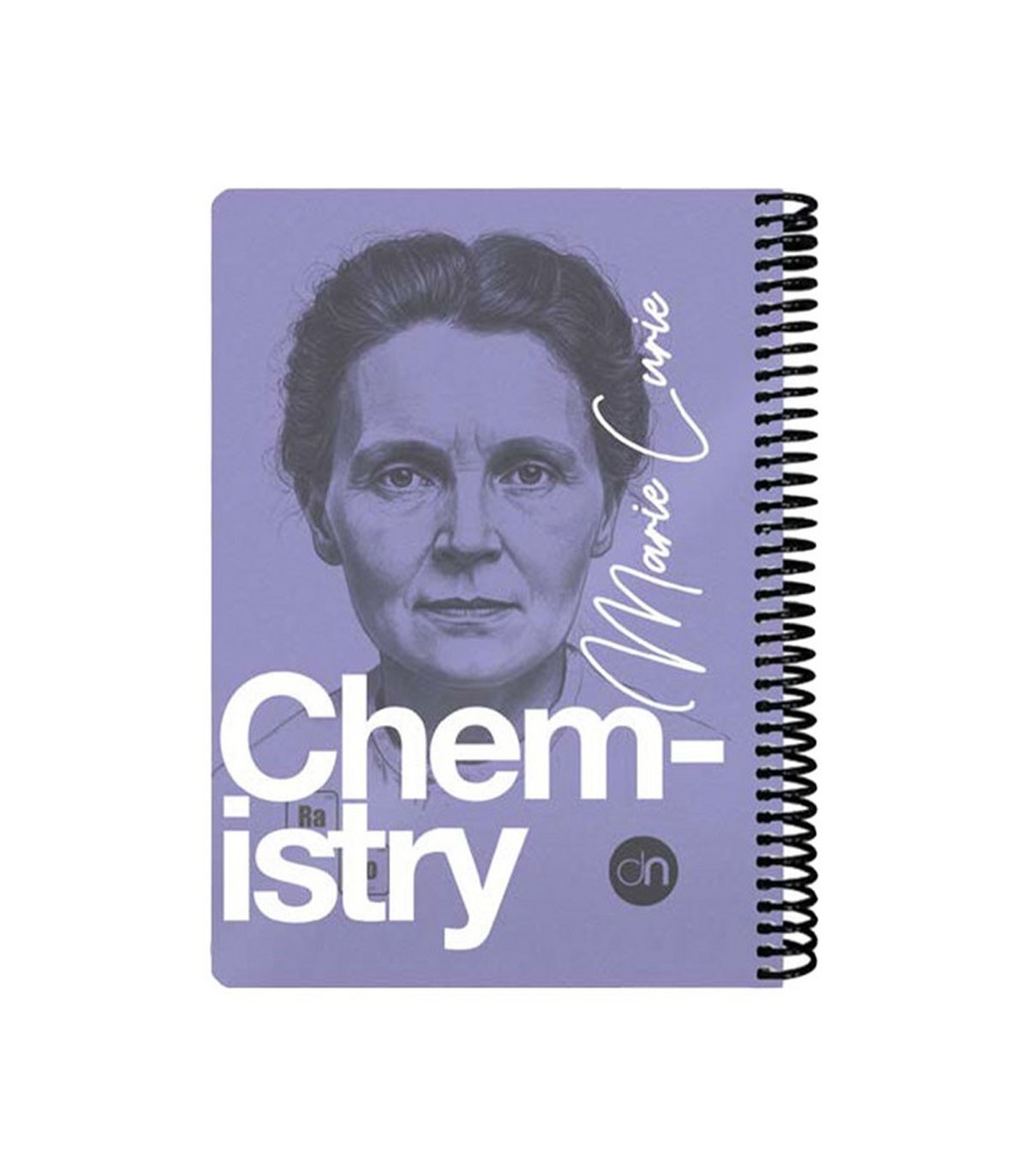 دفتر 100 برگ وزیری شیمی دات نوت سری چهره ها رنگ بنفش