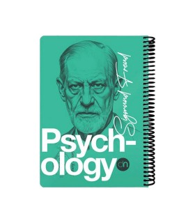 دفتر 100 برگ وزیری روانشناسی دات نوت سری چهره ها رنگ سبز