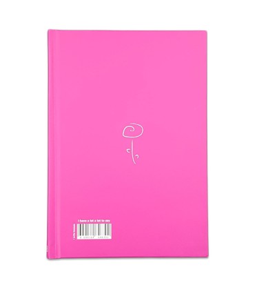 دفتر 100 برگ i write because - سرخابی