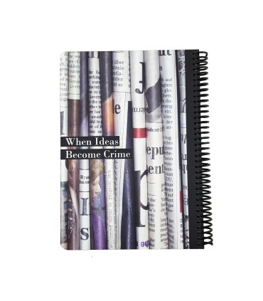 دفتر 100 برگ جلد سخت کلاسیک- طرح journal