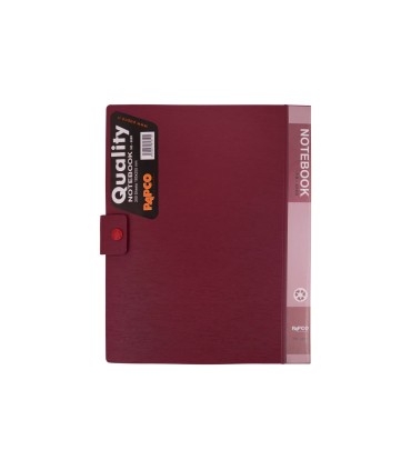 دفتر کلاسوری دکمه دار 200 برگ پاپکو