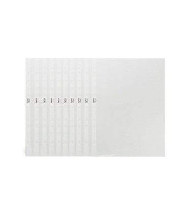 کاور بی رنگ شفاف  آج دار  A4 پاپکو (بسته 100 عددی)