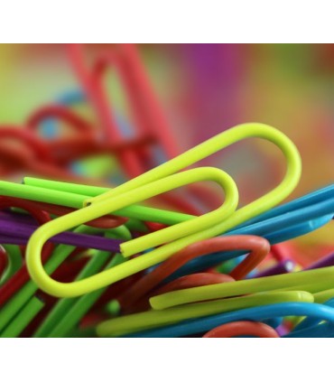 گیره کاغذ رنگی پنتر بسته 100 عددی