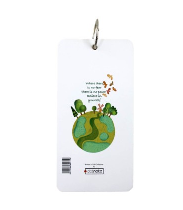 دفتر یادداشت حلقه دار women's life - طرح 5