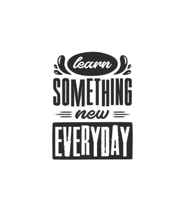 استیکر learn something new everyday