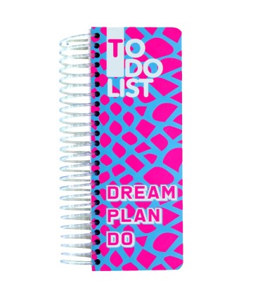 دفتر سیمی TO DO دات نوت 120 برگ طرح Dream plan do