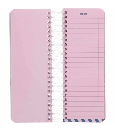 دفتر سیمی TO DO دات نوت 120 برگ طرح be afraid and do it