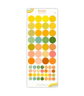 استیکر پالت رنگ Summer