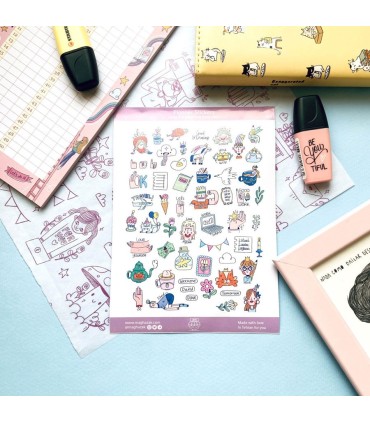 مجموعه استیکر پلنر روزانه 3