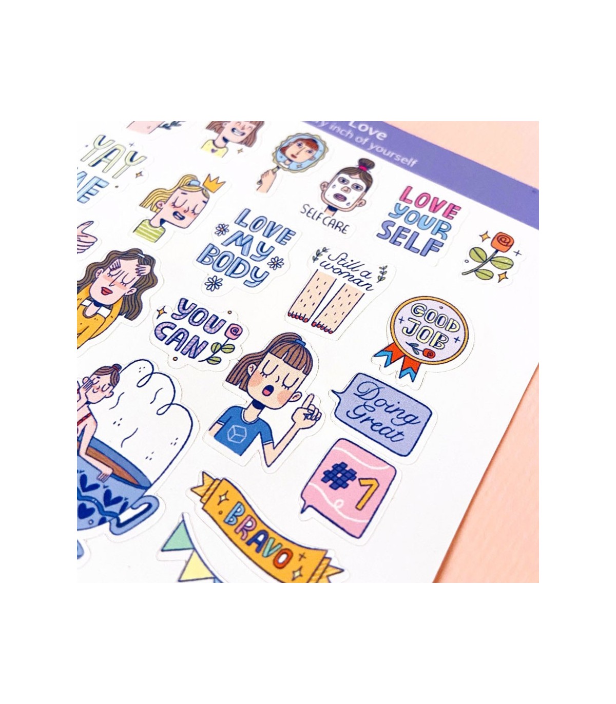 مجموعه استیکر خود دوستی